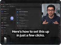 Tutorial example frame with captions