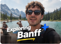 Vlog example frame with captions